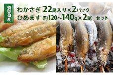 洞爺湖産わかさぎ(20尾入り×2P)・ひめます2尾(約120～140g/1尾)セット 北海道産 ワカサギ わかさぎ 川魚 魚介類 産地直送 冷凍 お取り寄せ グルメ 料理 天ぷら フライ とうやマルシェ 北海道 洞爺湖町