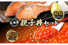 秋鮭といくらの親子丼セット(甘塩秋鮭切身1切 約100g×4切、いくら醤油漬け250g×2個)