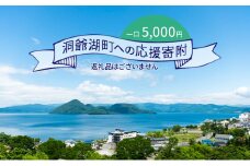洞爺湖町 寄附のみの応援受付 5,000円コース（返礼品なし 寄附のみ 5,000円）