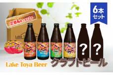 Lake Toya Beer クラフトビール 定番4種＋限定2本　計6本(紙コースター2枚付)