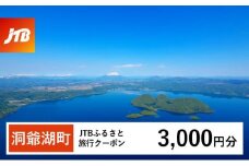 【洞爺湖町】JTBふるさと旅行クーポン（Eメール発行）3,000円分 北海道 洞爺湖町 トラベル 宿泊 予約 人気 おすすめ