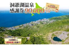 洞爺湖温泉感謝券 90000円 分 金券 クーポン 洞爺湖 湖 温泉 リゾート 有珠山 火山 自然 花火 イルミネーション 旅行 観光 宿泊 施設 北海道