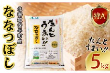 ＜令和6年産＞たんとうまい ななつぼし 5kg ＜JAとまこまい広域取扱 安平町特産品＞【1340412】