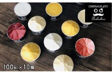 日高町産フルーツほおずき使用プレミアム生乳ジェラート食べ比べセットE（10個入り）