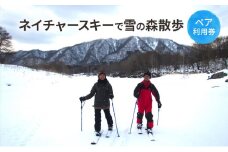 ネイチャースキーで雪の森散歩【体験チケット】体験 チケット 自然 雪 スキー 北海道 日高町