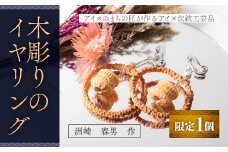 【限定1個】アイヌのまちの匠が作るアイヌ伝統工芸品！木彫りのイヤリング ふるさと納税 人気 おすすめ ランキング アイヌ民芸品 伝統工芸品 イヤリング 北海道 平取町 送料無料 BRTA013