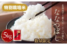 令和7年5月中旬～順次発送【数量限定 / 特別栽培米】北海道で１番人気！「ニシパの恋人」ななつぼし 5kg 【 ふるさと納税 人気 おすすめ ランキング ニシパの恋人 ななつぼし お米 米 ご飯 白米 おいしい 北海道 平取町 送料無料 】 BRTH013