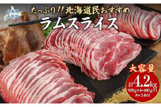 【たっぷり!!】北海道民おすすめ『ラムスライス』900g×4個・600ｇ×１個　タレ590ｇ×2本 ふるさと納税 人気 おすすめ ランキング 羊 ラム 肉 ジンギスカン おいしい 北海道 平取町 送料無料 BRTI004