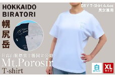 【日本百名山】幌尻岳記念Tシャツ 選べるサイズ S M L XL 選べる色 紺 白（白 XLサイズ） 【 ふるさと納税 人気おすすめ ランキング Tシャツ シャツ 幌尻岳 山 記念Tシャツ 記念 日本百名山 お土産 ギフト 北海道 平取町 送料無料
 】 BRTJ027