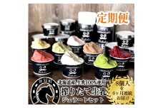 6ヶ月定期便 生乳の極みプレミアムジェラートセットB（8個入）