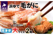 ＜冷凍＞漁協の浜ゆで毛がに 大サイズ2尾セット [02-778]
