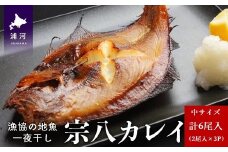 漁協の地魚一夜干し 宗八カレイ 中サイズ(6尾入)[02-865]