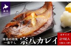 漁協の地魚一夜干し 宗八カレイ 小サイズ(9尾入)[02-867]