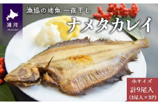 漁協の地魚一夜干し ナメタカレイ 小サイズ(9尾入)[02-868]