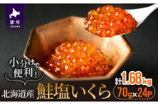 小分けで便利！鮭塩いくら(70g×24)[02-1063]