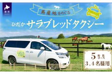 馬産地をめぐる「ひだかサラブレッドタクシー」5時間(3,4名様)コース[41-1105]