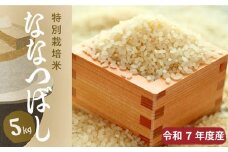 【R7年産新米先行予約】北海道産特別栽培米 アポイ米（ななつぼし）5kg