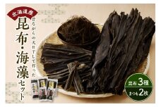 北海道産 昆布・海藻セット【er004-001】