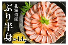 えりも【マルデン特製】(ワンフローズン) 北海道 日高産 ぶり 半身 1.2kg～1.4kg【er002-077-b】
