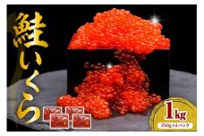 えりも【マルデン特製】鮭いくら醤油漬け250g×4箱【er002-099】