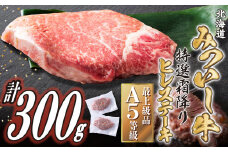 北海道産 黒毛和牛 みついし牛 A5 ヒレ ステーキ 計 300g ( 約 150g × 2枚 ) 霜降り 和牛 牛肉 三石牛