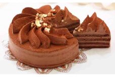 口どけなめらか生チョコケーキ 『フラワーショコラ』　 北海道・新ひだか町のオリジナルケーキ　生チョコ 生チョコケーキ チョコ 誕生日 ケーキ お祝い