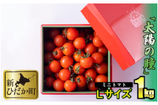＜9/15までの受付＞ 北海道産 ミニトマト 太陽の瞳 L サイズ 1kg 新ひだか町産 トマト 新鮮 野菜