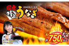  国産 うなぎ 蒲焼 5尾 ( 1尾あたり 150g ) 北海道 新ひだか 日高 昆布 使用 特製 タレ漬け ウナギ 鰻 ミツイシコンブ