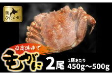北海道産 浜ゆで 毛ガニ 2尾 計 900g 以上 1尾あたり 450g ～ 500g 北海道 冷凍 毛蟹 毛がに けがに かに 蟹 カニ かに味噌 カニ味噌 新鮮 旬 ボイル 浜茹で 海鮮 海産物 魚介 蟹味噌 みそ 新ひだか町
