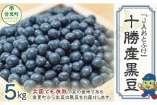 令和6年産 黒豆5kg「JAおとふけ」【A65】