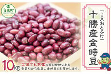 令和6年産 金時豆10kg「JAおとふけ」【D43】 きんときまめ 北海道 
