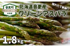 ［先行受付］おとふけ産グリーンアスパラ 1.8kg【A39】 2025年5月中旬頃より順次発送