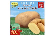 北海道 じゃがいも ホッカイコガネ 10kg 北海道産 十勝産 北海こがね 北海コガネ 北海黄金 ジャガイモ 芋 いも ポテト お取り寄せ まとめ買い 送料無料 十勝 士幌町 【V06】