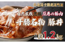 鹿追産 自然放牧黒豚 圧巻の豚肉 十勝名物 豚丼 【 ふるさと納税 人気 おすすめ ランキング 黒豚 豚 豚肉 黒豚肉 豚丼 黒豚丼 黒豚の豚丼 豚丼のタレ 黒豚肉丼 北海道 鹿追町 送料無料 】 SKN007