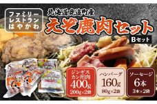 えぞ鹿肉セットB 【 ふるさと納税 人気 おすすめ ランキング エゾシカ肉 えぞ鹿肉 蝦夷鹿肉 蝦夷シカ肉 えぞ鹿ジンギスカン えぞ鹿ソーセージ えぞ鹿ハンバーグ 北海道 鹿追町 送料無料 】 SKF004