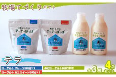 牧場直送ギフト【 テラ 】 【 ふるさと納税 人気 おすすめ ランキング ヨーグルト プレーンヨーグルト セミスィートヨーグルト のむヨーグルト 北海道 鹿追町 送料無料 】 SKB014