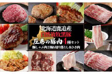 十勝鹿追町産　自然放牧黒豚　圧巻の豚肉　しゃぶしゃぶ肉と切り落とし＆ひき肉のセット （2100ｇ）定期便12回 【ふるさと納税 人気 おすすめ ランキング 黒豚 自然放牧黒豚 ウインナー ソーセージ ベーコン 豚肉 加工肉 定期便 十勝 北海道 鹿追町 送料無料 】SKN016
