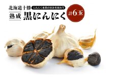 北海道十勝熟成黒にんにく(6玉入)×1箱_S021-0005