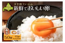 大平原ファームの新鮮でおいしい卵(赤卵) 50個_S035-0015