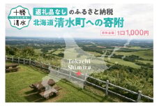【返礼品なし】北海道清水町への寄附 応援 支援 寄付のみ 返礼品なし (1口：1,000円)_S038-0001