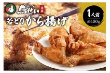 鳥せい本店の若どりから揚げ 食べきり1人前 おかずやおつまみに やわらかジューシー 温めるだけ_S004-0006