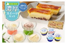 十勝あずきカタラーナ＆アイスの濃厚スイーツセット おやつや食後のデザートに 冬でも食べたいクリスマススイーツをお届けします！_S999-0014