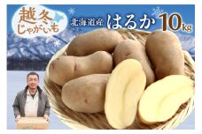 ホクホク あま～い！ 低温貯蔵！北海道産 越冬じゃがいも はるか 約10kg じゃがいも いも 芋 はるか 産地直送 越冬 10kg_S041-0010