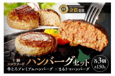 【北海道産牛肉100％】十勝スロウフード の 冷凍ハンバーグセット！ 冷凍 トマト ハンバーグ 夕飯 おかずに 簡単調理 焼くだけ_S006-0182