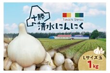 【北海道産】十勝育ちのにんにく Lサイズ(玉) 1kg にんにく ニンニク ガーリック にんにく 北海道産 にんにく_S021-0021