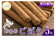 【先行受付】【2025年10月より配送予定】北海道十勝芽室町 愛菜屋のめむろごぼう5kg me002-006c
