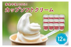 北海道十勝芽室町　あいす屋さんの牛乳ソフトクリーム　12個入り me008-008c