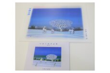 村内在住画家による絵画・クリアファイル＆絵葉書セット[X05-2]