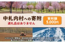 中札内村への寄附（返礼品はありません） 1口 5,000円 北海道 中札内村 寄附のみ 寄附 [038-0017]