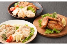 中札内田舎どり （レモンペッパー （約340g×1） ・ てり焼き （約340g×1） ・ 香草焼き （約340g×1） ・ ガーリックチーズ （約340g×1） ・ 手羽先七味焼 （約280g×1）） 5種類 味付き肉 味付き 鶏肉 お肉 肉 北海道 中札内村 冷凍 [007-0216]